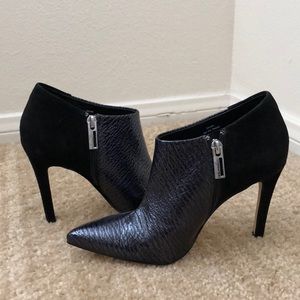 Calvin Klein black booties size 6